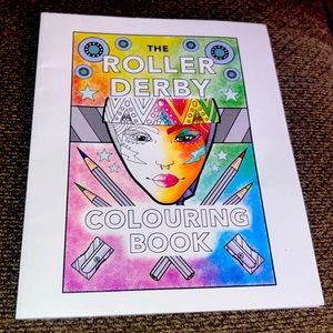 “Roller Derby Colouring Coloring Book” new